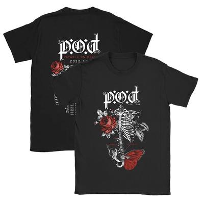 2022 Tour 2 LATI Pagabile alla Morte POD Maglietta Band Nera Unisex S-5XL EM0672