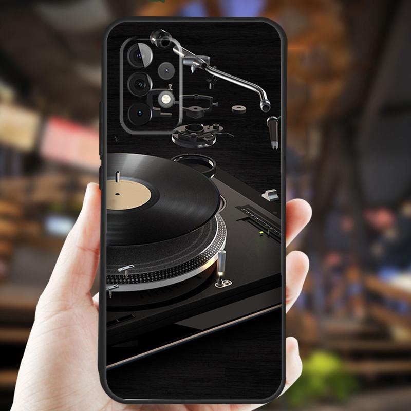 Vinyl DJ Record Art Case For Samsung Galaxy A32 A56 A16 A15 A22 A52 A54 A14 A26 A36 A55 A35 A05 A06 A53 A33 A13