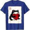 Grumpy Frog Japanese Men Women Kids St. Valentine's Day T-Shirt