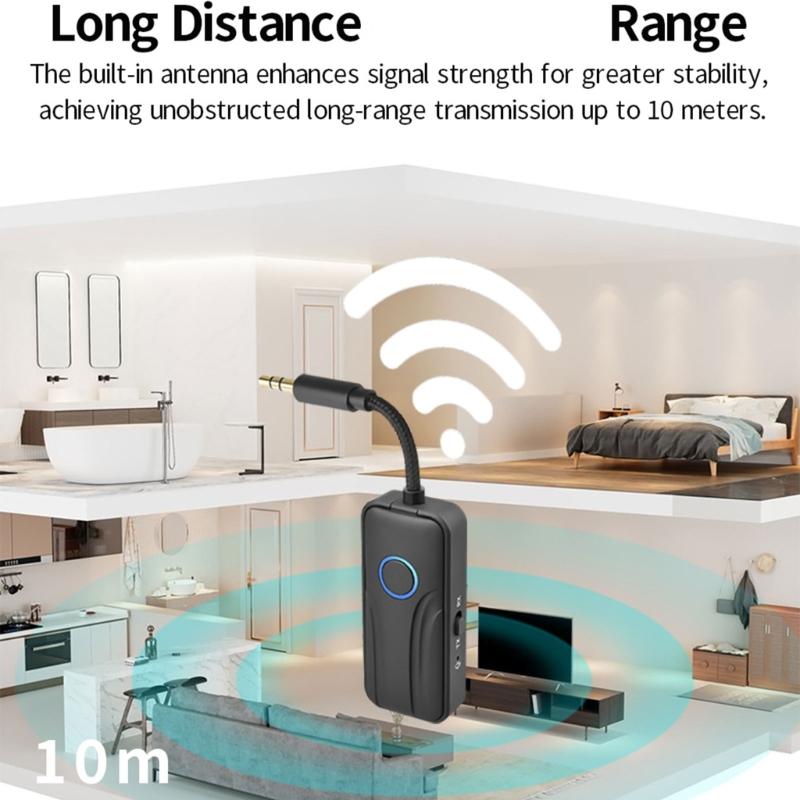 3.5mm Bluetooth-compatible 6 0 Receiver & Transmitter For Wireless Mouse Keyboard Headsets Devices Easy To Carry