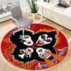1pc KISS Band Office Round Area Rug, Indoor Mat Suitable For Office, Under Office Chairs Bedroom Living Room Home Decor  a0908123