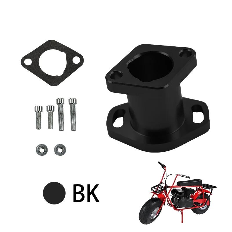

LINGQI RACING CNC Aluminum Parts Intake Mainfold Modification Interface Pipe For Mini Dirt Pit Bike Universal Motorcycle Go Kart чорний