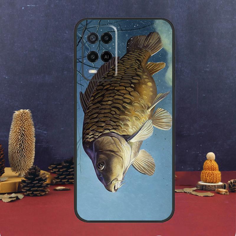 CARP FISH FISHING Case For Oppo A5 Pro A6 A15 A18 A38 A58 A78 A98 A54 A74 A94 A17 A57 A80 A60 A40 A16 A76 A96