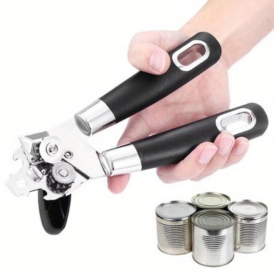 Powerful Can Opener Stainless Steel Multi-function Can Opener Canned with Bottle Opener