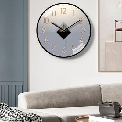 8 Inch Modern Wall Clock Silent Non-Ticking Battery Operated Wall-mounted Clock Living Room Bedroom Kitchen Office Classroom Decor