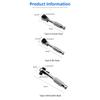 Dual Head 1/4 Inch Ratchet Wrench with 72 Tooth Quick Release Reversible Action and For MINI Ratchet System Integration