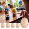 Adorable Painted Easter Eggs Unpainted Craft Paper Pulp Egg Easter Paper Eggs Easter Hunt Party
