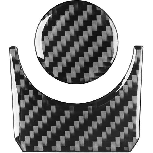 NVCNX Real Premium Carbon Fiber for Toyota Tundra -2026 / Sequoia -2026 2024 2025 Car Center Console Drive Mode Knob Cover Interior Trim Accessories