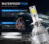 2 adet 12V 7200LM H4 H7 Coche Led Led Far Lambası H1 H13 H8 H9 H11 9005 HB3 9006 HB4 6000K 72W 12V 7200LM Otomatik Farlar