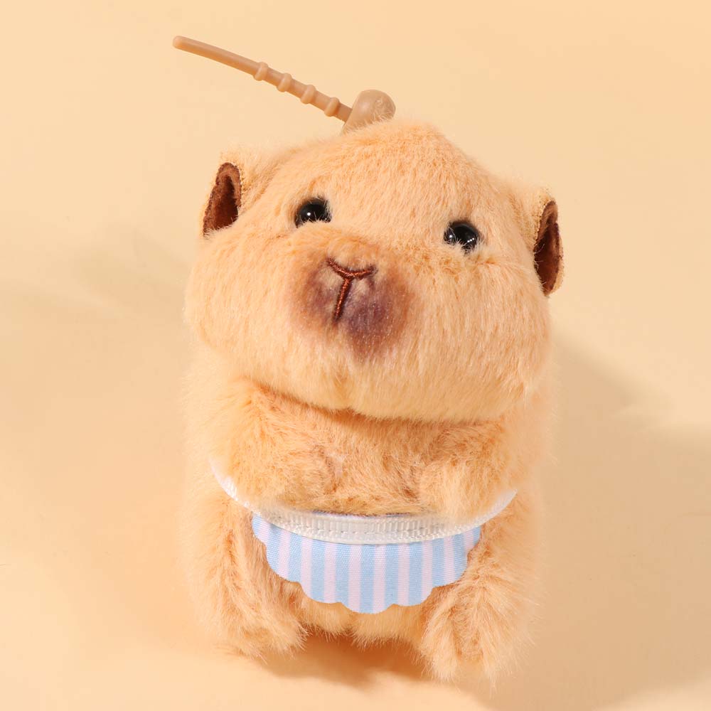 Bag Charm Hamster Plush Pendant Hanging Decoration Hamster Plush Keychain  Kids Toy