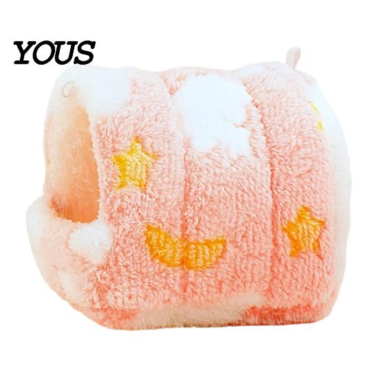 Small Animal Hiding Place Winter Plush Hamster Bed, Cozy Hanging Hammock, Warm Hideout Cave Breathable House Animals Cage Accessory for Sugar Glider,