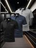 Men's Piped Trim Short Sleeve Polo Shirt, Casual Mountain Hike Tops, Regular Fit for Trail Trekking Errands Outdoor Walk Commute Leisure Wear