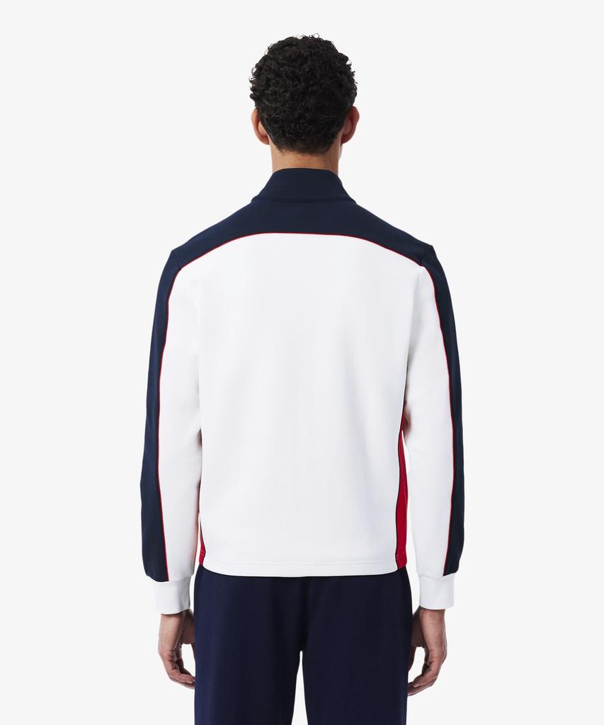LACOSTE Men'S Tennis French Zip-Up Sweatshirt Sh0479-56N Law