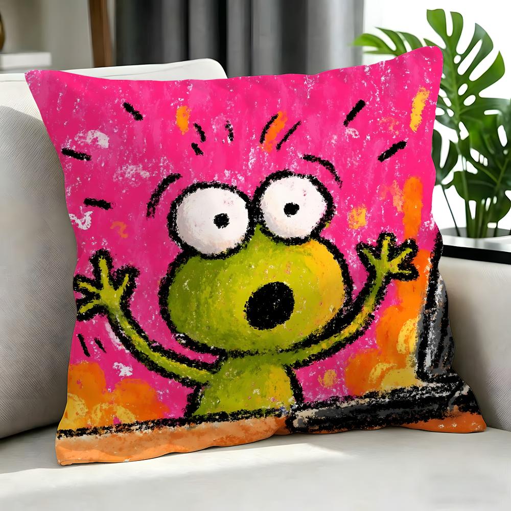 Cartoon CCartoon Animals on Computer Cushion Cover Cushion Cover Set Pcs x x x Pillowcase Decorative Sofa HomeDecor