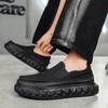 Fashion New Thick Soled Casual Shoes Men's 2025 Summer New Fashion Trend Niche Designed Canvas Breathable Comfortable Platform sneakers