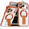 Electroplated Magnetic Bracket for iPhone 17 Pro - New Anti-Fall Protective Case for Apple 11