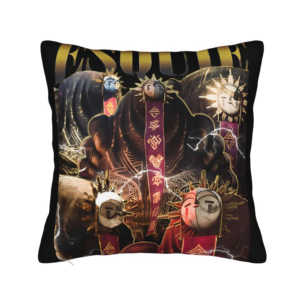 Clair Obscur Expedition 33 Pillow Case Print Pillow Cover For Sofa Couch Bed Living Room Cute Funny Pillowcases