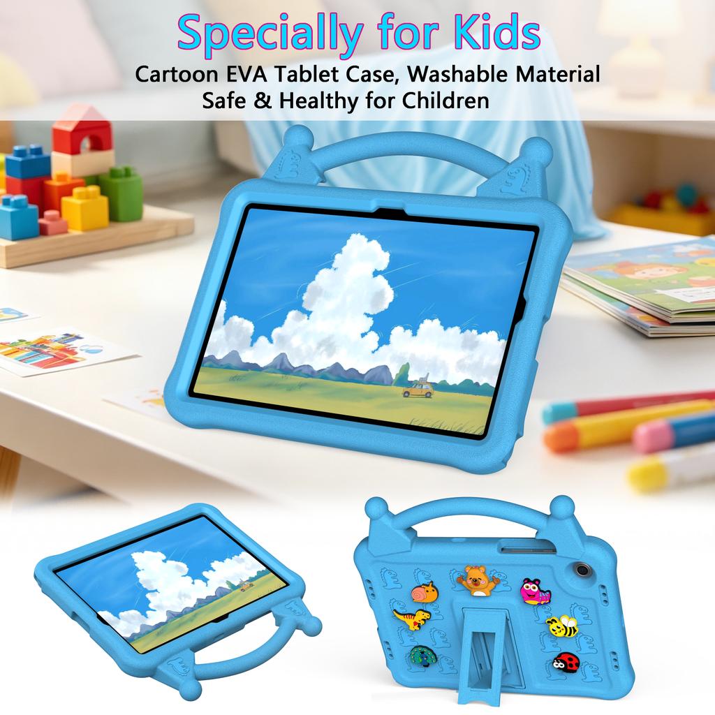 Kids EVA Case for Samsung Galaxy Tab A9 A11 8.7 Tab A9 A11 Plus A9+ A11+ S7 S8 S9 S10 Lite S9FE S10FE S11 A8 S6 Lite Cover Funda