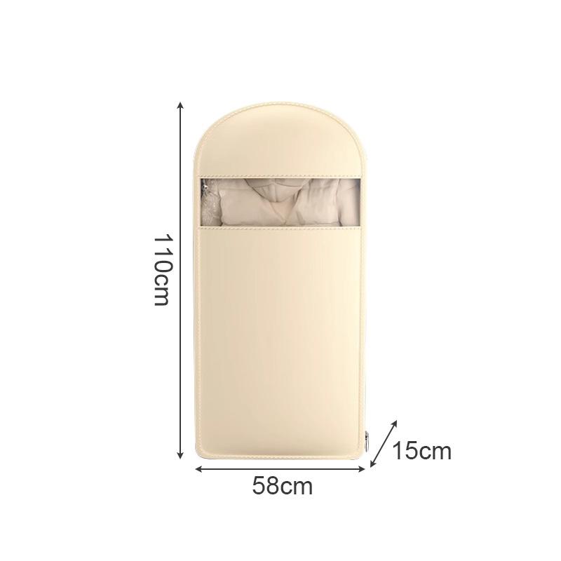 Dust Cover Clothes Bags Space-Saving Compressed Down Jacket Storage Bag Transparent Hanging Dust Cover With Zipper Organizer