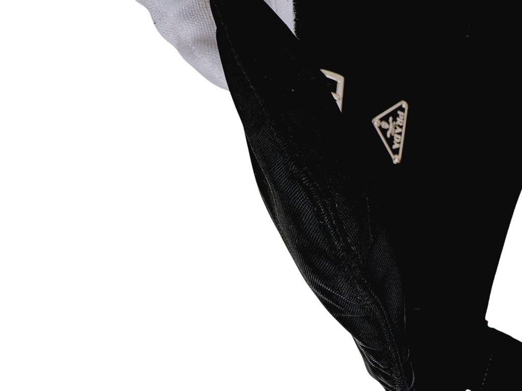 Gebrauchte PRADA Dreieck Logo Crossbody Tessuto Umhängetasche BT0520