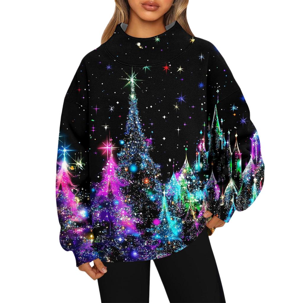 Genser for kvinner Sport Flanell Genser Langermet Topp Casual V-hals Genser