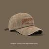 American Retro Baseball Cap Trendy Brand Women Summer Sun Protection Wash Old Soft Top Embroidered Sun Baseball Cap Men