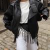 Breathable Fringed Shawl Soft Solid Scarf New Waist Scarf  Jeans Decoration