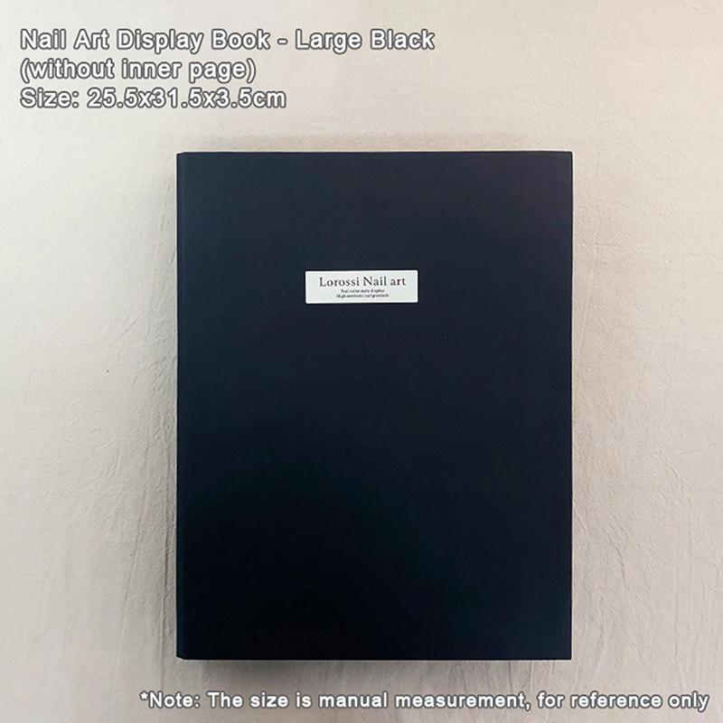 Carte de depozitare pentru piese de artă pentru unghii, expoziție de capacitate mare, carte de album foto, panou de afișare cu clipuri, carte simplă de depozitare pentru albume