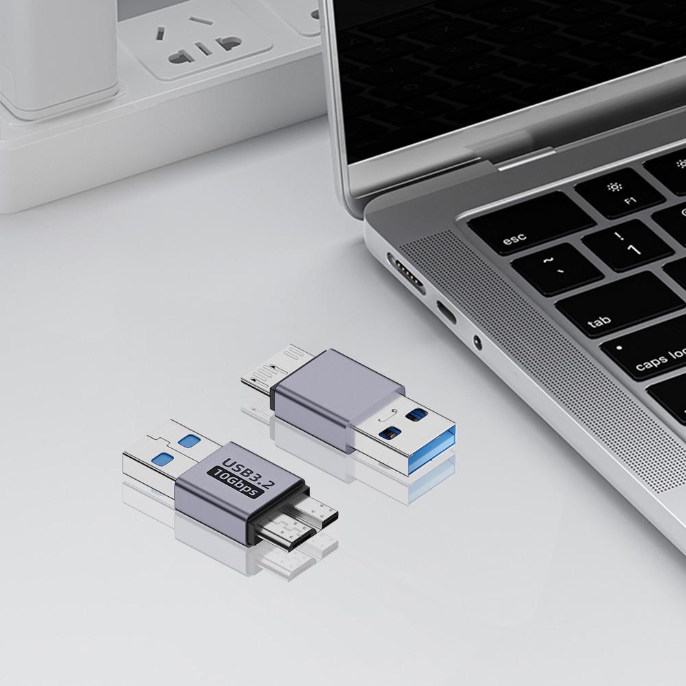 USB-A/Type-C To Micro B Data Transfer Adapter 7.5W Portable Convertor USB3.1 Gen2 10Gbps for Hard Drive Cable Mobile Phone