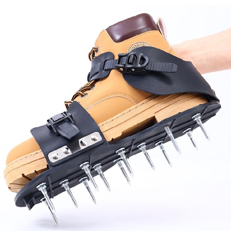 No Heavy Equipment Needed Aerating Shoes For Healthier Greener Grass Epoxy Floors 13 Nylon Spikes Effortlessly Aeration