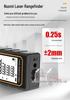 High-Precision Laser Distance Meter with Infrared Rangefinder