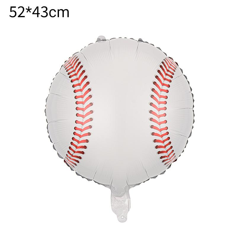 18 Inch Black And White Football Balloon Football Basketball Balloon Baseball Sports Aluminum Film Balloon European Cup Decorative Props