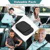 1 Pack Car Seat Belt Adjuster Durable Comfort Clamp No Neck Irritation Shoulder Protector for Drivers Passengers