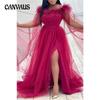 Partykleid in Übergröße, Frühling und Sommer, Abendkleid für Damen, lockere Swing-Kleider aus Netzstoff