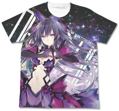 Bavlněné tričko Cospa Date A Live Original Version Inverted Tohka Yatogami s grafikou, bílé, velikost S