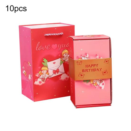 Pop-Up Gift Box Set Surprise Money Gift Box Cash Explosion Box Folding Pop-Up Explosion Gift Box for Christmas Birthday Celebration