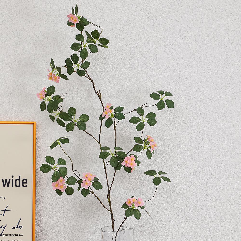 Large Faux Apricot Blossom Green Plant Vine for Wedding or Living Room Decor