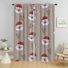 Christmas Kitchen Curtains for Camera Anti-mosquito Curtains 2 Pieces Halloween Decoration Partition Tulle for Bedroom Curtain