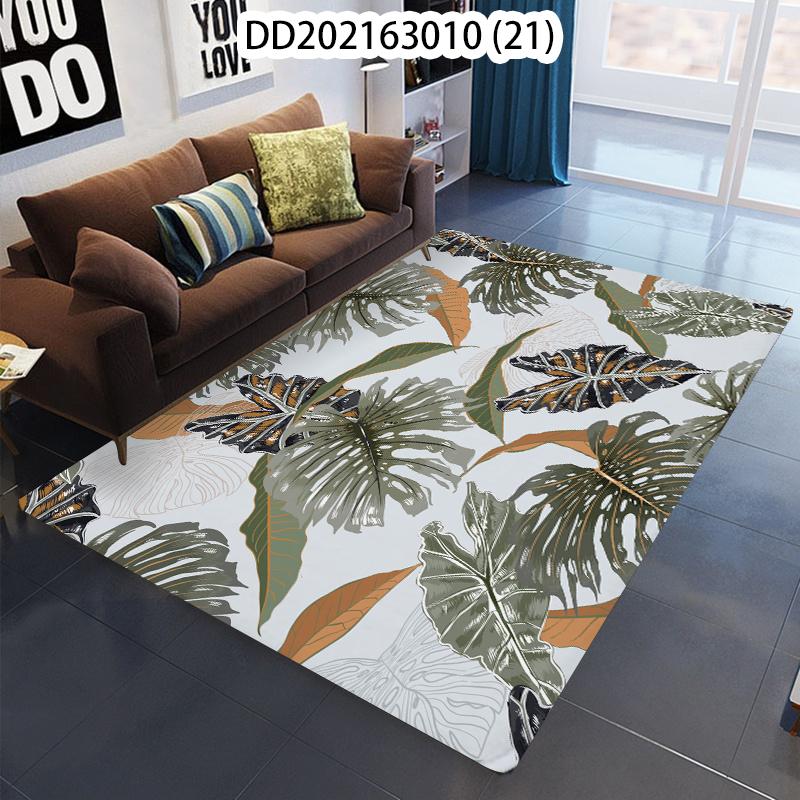 Green Plant Leaves Kids Room Rug Doormat Prayer Mat Hallway Carpet Carpet In The Bedroom Kitchen Mat Alfombra Tapete