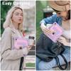 Rugged Stand Case For iPad A16 11th 2025 10th 10.9 2022 10.2 7th 8th 9th Air 4 5 6 M2 M3 Mini 6 7 Pc Silicone Anti-Slip Cover