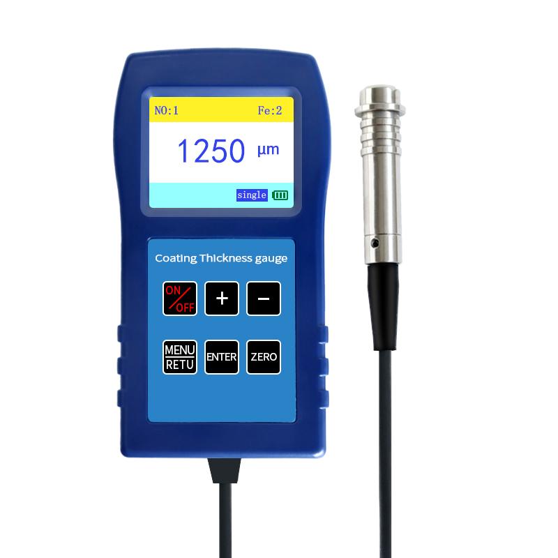 DR260 Portable High-Precision Paint Detector Coating Thickness Gauge Plastic Galvanized Layers Chromium Plating-Battery Operated синий