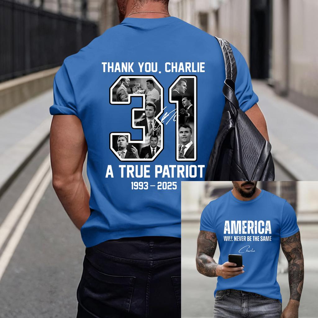 Fashionable Round Neck Short Sleeve Work Clothes Printed Tops For Mens Summer Tops