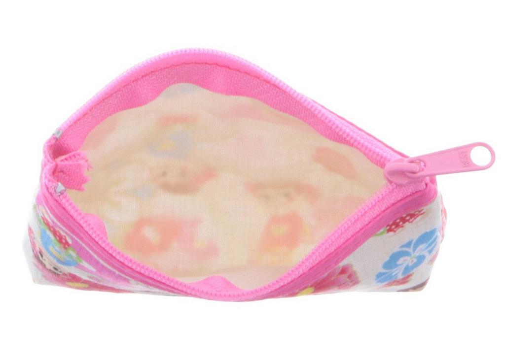 X Kyoto Kartenetui mit cremefarbenem Peko-chan Reißverschluss,