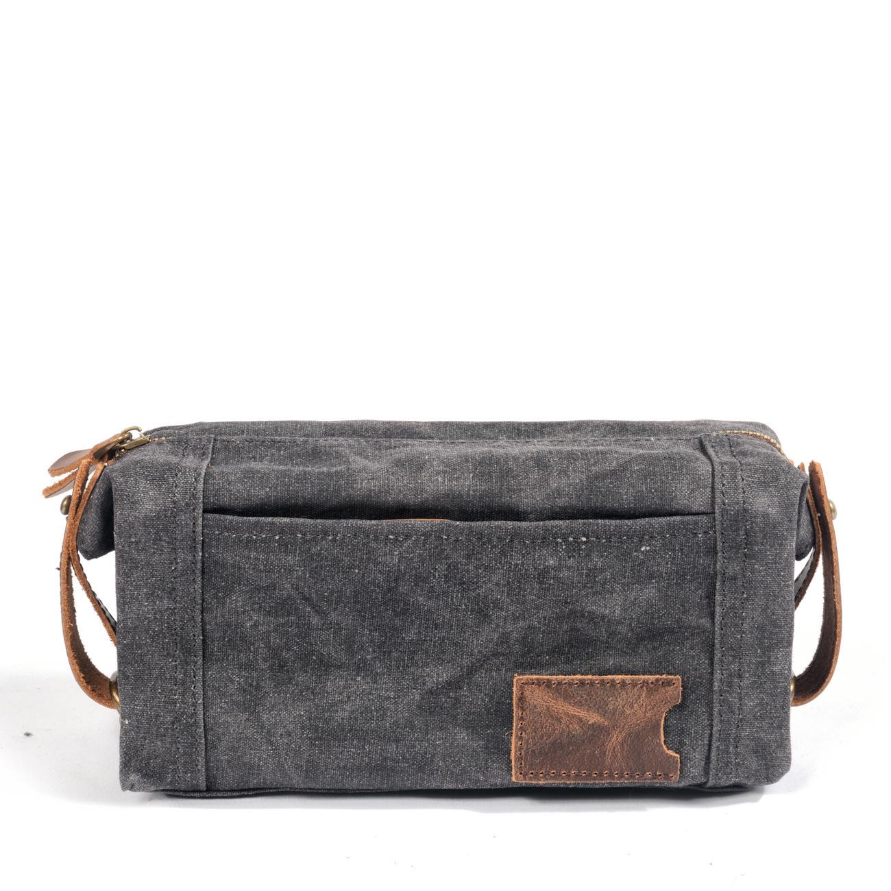 

Women s and Men s Portable Waterproof Canvas Toiletry Travel Bag, Large Capacity
