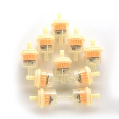 10 Stück Universal Motorrad Inline Kraftstoff Mini Kunststoff Benzin Gas Patrol Filter