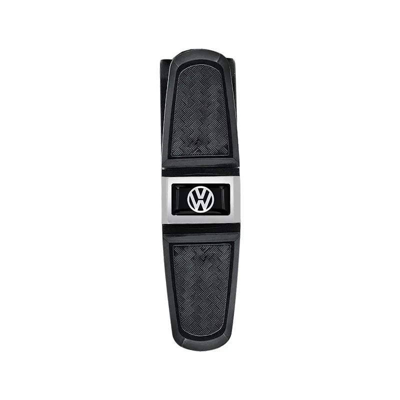 

For VOLKSWAGEN VW 2025 Hot Car Portable Glasses Clip Logo Sun Visor Eyeglasses Holder For Volkswagen Golf-7 4 5 6 CC T-ROC Shara