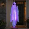 Indoor Spukhaus Dekoration Hängende Geister Schaukel Halloween Dekoration mit Fernbedienung & LED Lichterkette, Wasserdicht Groß für Bäume Outdoor