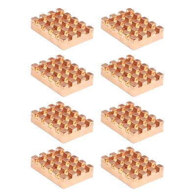 8Pcs Pure Copper Laptop Notebook Cooler Heat Sink Memory IC Chipset Radiator Mini Laptop Graphics Card Computer