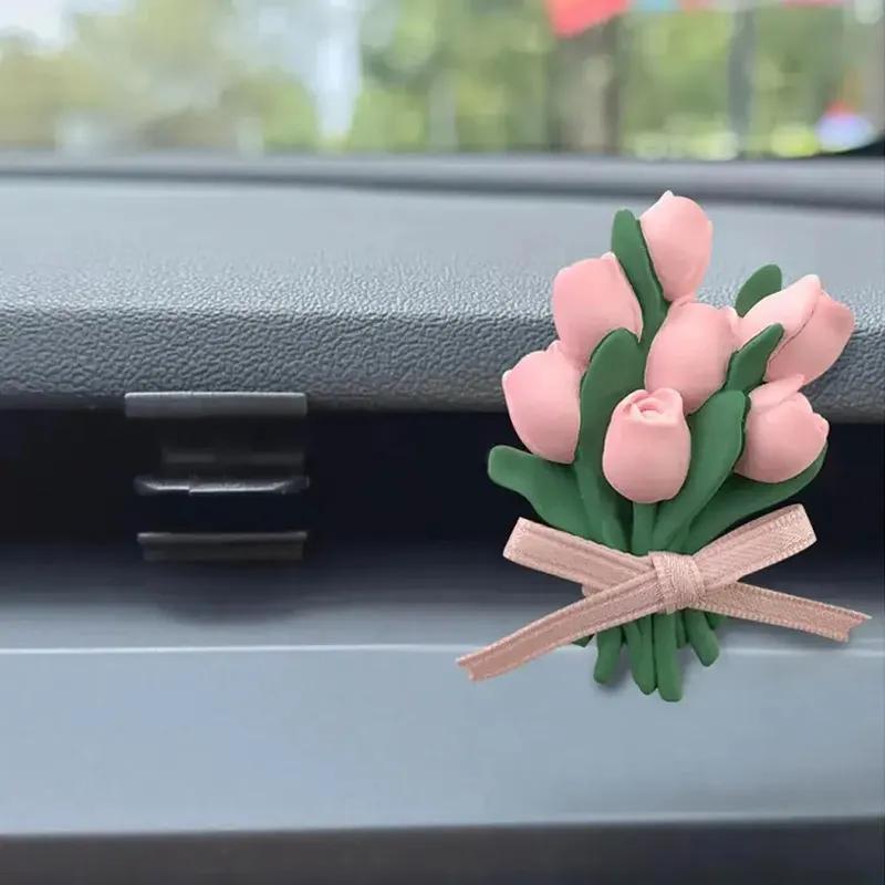 1PC Car Vent Outlet Clip Car Air Freshener Adapter Bracket Car Aromatherapy Clip Auto Decoration Accessories for Tesla Model 3/Y