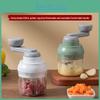 Chopper Manual Electric Garlic Masher Cutter Mincer Crusher Hand Crank Paste Maker